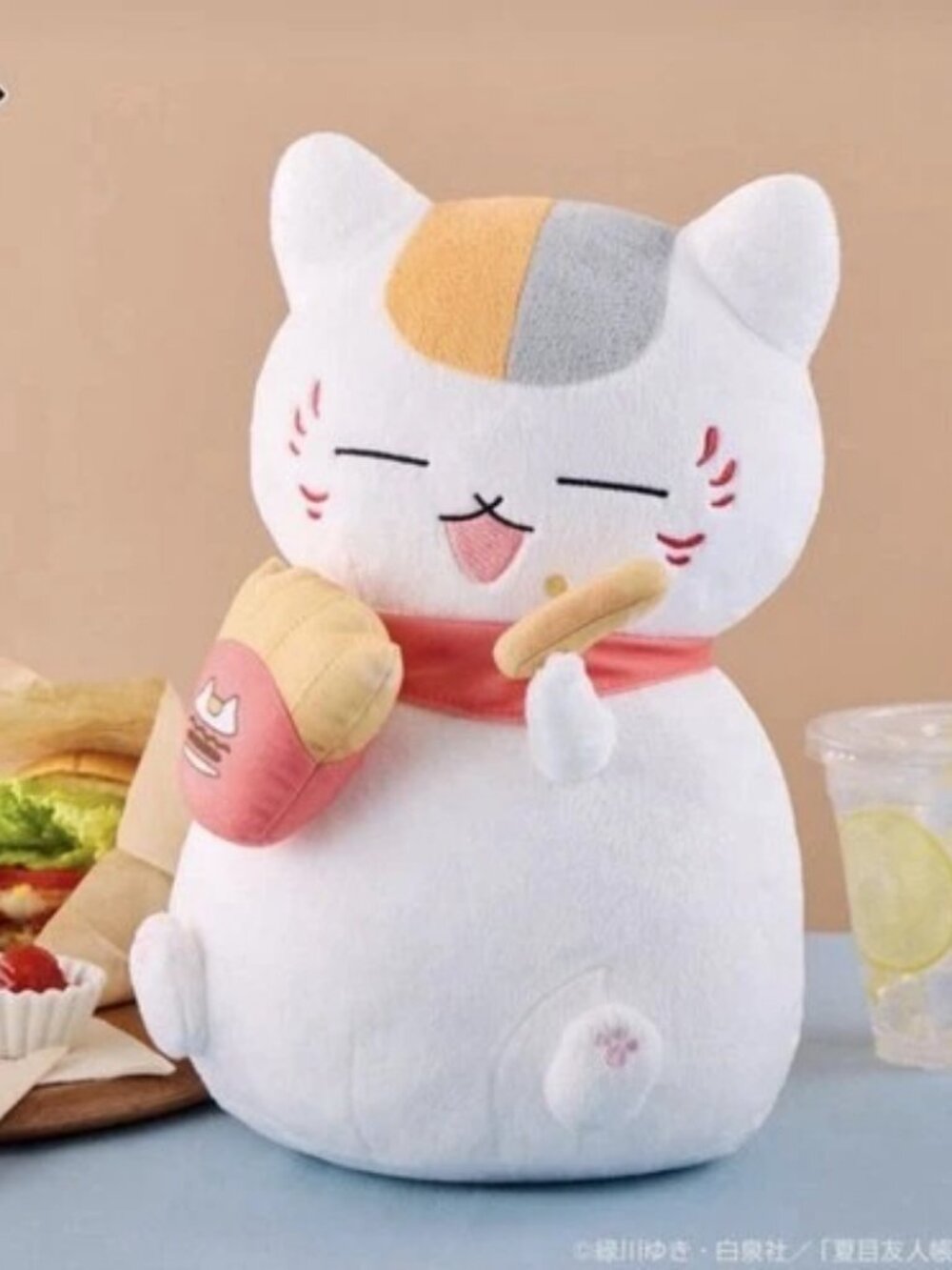 Natsume's Book of Friends Nyanko Sensei Fries Plush Ichiban Kuji Japan